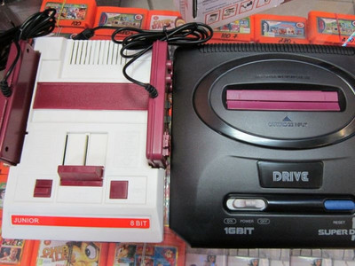 Dendy Junior (8 bit), Sega Mega Drive (16 bit)